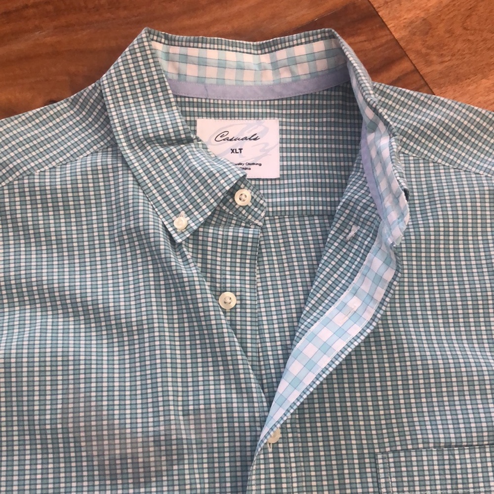 Roundtree & Yorke Casuals Long Sleeve Button Down - Picture 5 of 5